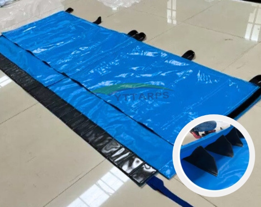 PVC flood barrier