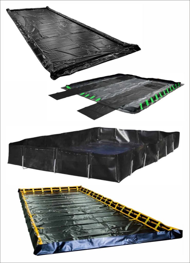 oil spill containment berm